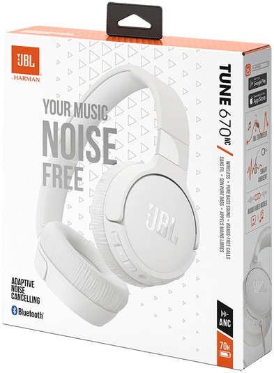 JBL Tune 670NC Adaptive Noise Cancelling Wireless On-Ear Headphones